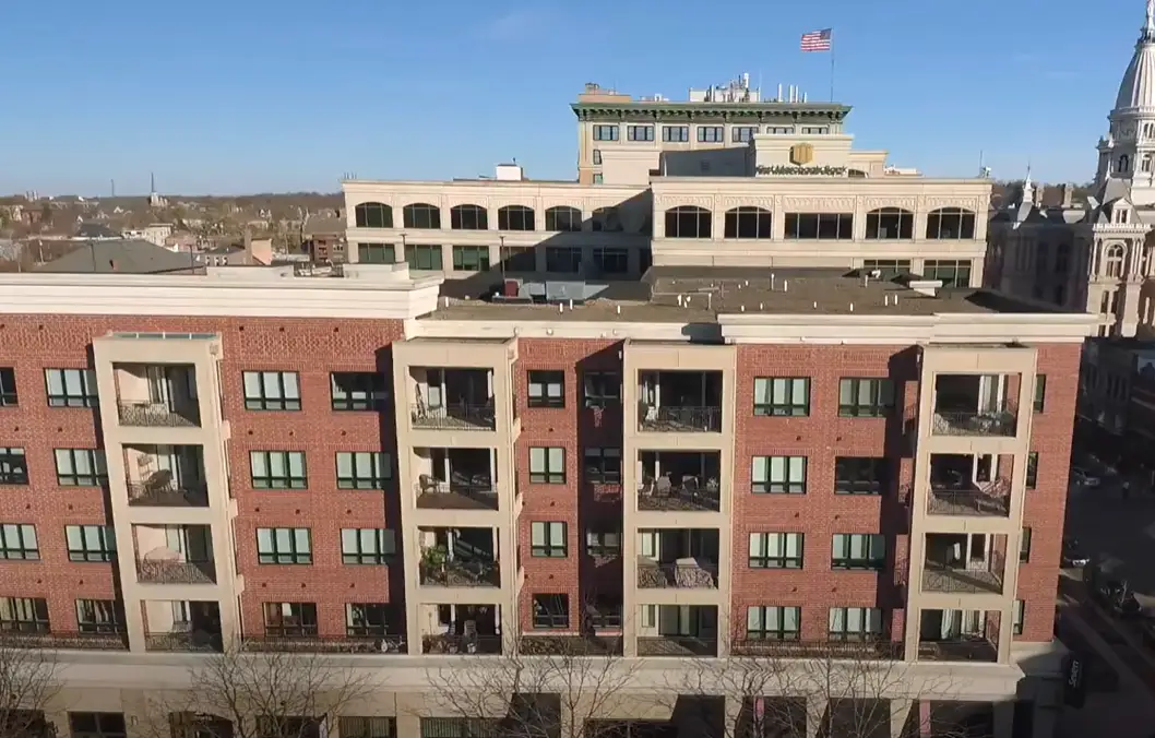 Apartment Building Windows