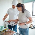 Homeowner working with full service contractor