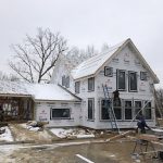 Thayer’s team working on a home remodel in Lafayette, Indiana